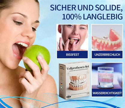 Hermsa® 🦷Fortschrittliches, individuelles Vollprothesen-Set🦷 (⏰Befristeter Rabatt für die letzten 30 Minuten⏰)
