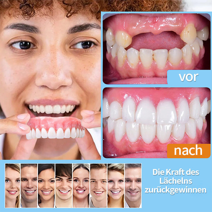 Hermsa® 🦷Fortschrittliches, individuelles Vollprothesen-Set🦷 (⏰Befristeter Rabatt für die letzten 30 Minuten⏰)